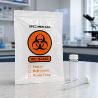 Sac de transport pour échantillons LDPE 9x12 pouces blanc pour archivage extérieur, hématologie, urologie, endocrinologie, neurologie et expédition