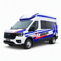 Ambulances électriques Ford V363 V362 ABS PVC, véhicules médicaux, fourgonnettes d'ambulance, voitures d'ambulance de secours d'urgence