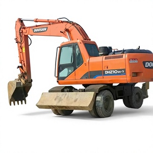 Soldes Exceptionnelles : Excavatrice sur Chenilles Hydraulique d'Occasion Doosan DH210W-7 de Haute Qualité en Promotion, Dotée d'un Moteur à Composants Clés à Prix Réduit - Product Image 1