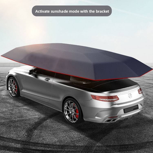 <span class=keywords><strong>Parasol</strong></span> <span class=keywords><strong>de</strong></span> voiture semi-automatique personnalisé, pliable, portable, isolant thermiquement, protection contre la grêle pour l'extérieur - Product Image 6