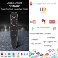 Remote Kontrol Suara Nirkabel G10 Plastik Kustom untuk MECOOL Google untuk Fire TV Stick 4K