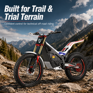 Motocicleta Eléctrica Todoterreno Arctic Leopard EAT <span class=keywords><strong>500</strong></span> <span class=keywords><strong>TRIAL</strong></span> 2026, 12kw, 72V30Ah, 500Nm, 80km de Autonomía, 90km/h de Alta Velocidad, Enduro - Product Image 5