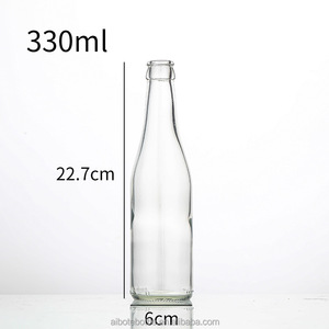 Botellas de <span class=keywords><strong>Cerveza</strong></span> y Licores de 330 ml, Color Ámbar Marrón, Serigrafiadas, en Stock, con Tapa Corona - Product Image 6