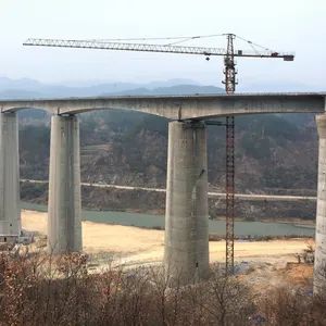 Suministro directo de fábrica con grúa torre en topless de buena calidad 8 toneladas QTZ80A 5613 grúa torre hidráulica