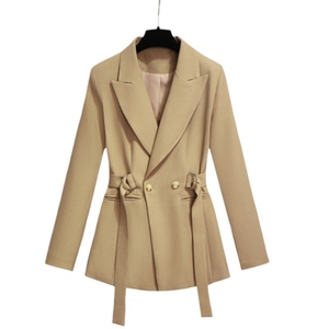 새로운 묶인 세트 디자인 감각 여자의 긴 소매 탑 블레이저 캐주얼 재킷 SeHe Fashionbisou - Product Image 5