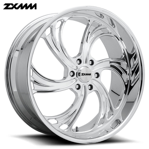 ZXMM roue en alliage d'aluminium forgé monobloc plat profond 6x139.7 chrome tout-terrain personnalisé 17 18 20 <span class=keywords><strong>22</strong></span> 24 26 pouces jante - Product Image 4