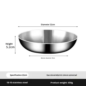 Ensemble <span class=keywords><strong>de</strong></span> casseroles en acier inoxydable 18/10 antiadhésif cinq couches avec poignées amovibles, compatible lave-vaisselle et four, induction <span class=keywords><strong>universelle</strong></span>, poêle à frire - Product Image 6