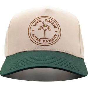 Casquettes Snapback 5 Panneaux Personnalisées Bicolores Casquettes de Baseball Couleurs Contrastées Logo Personnalisé Casquettes de Golf Chapeaux - Product Image 2