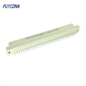 Conector de pcb 2,54 396 DIN41612, 364mm, 3 filas, 2x32, 64 Pines, hembra, 2x32 Pines, tarjeta europea 41612