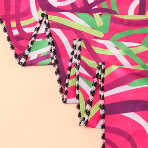 Chal Estampado con Líneas Brillantes 2026, Colorido, Ligero, Transpirable, Hermoso, Noble y Lujoso - Product Image 5