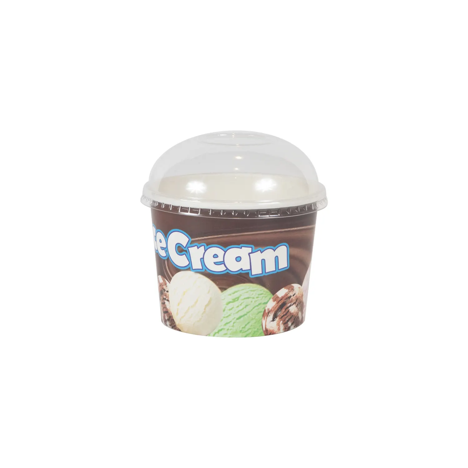आइसक्रीम मशीनों में उपयोग की जाने वाली आइसक्रीम के लिए पेपर कप में अनुकूलित प्रिंटिंग कप