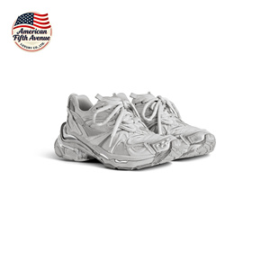 รองเท้ากีฬาผู้ชายคุณภาพสูง RUNNER 2.0 GRADENT ดีไซน์ตาข่าย ระบายอากาศดี แบรนด์หรู สไตล์ลำลอง เหมาะสำหรับเดินเล่น เล่นสเก็ตบอร์ด แบบ Balenciaga - Product Image 2