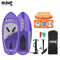 Panneau d'aile gonflable en PVC d'usine OEM pour planche d'hydroptère de surf d'été avec accessoire de pompe