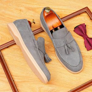Nuevos Zapatos Mocasines Transpirables de Cuero Vacuno 2026 para Hombre, Zapatos Planos para Oficina y Carrera, Zapatos de Otoño que Aumentan la Altura - Product Image 5