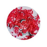 500G Watermeloenvruchten Plakjes Polymeer Klei Hagelslag Voor Slijmvulmateriaal Cake Topping Decor Diy Ambachten Shaker Filler