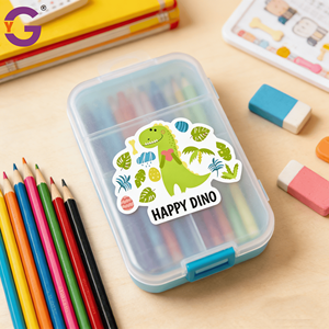 <span class=keywords><strong>Pegatina</strong></span> Personalizada de Dinosaurio Monstruo de Dibujos Animados para Niños, <span class=keywords><strong>Pegatina</strong></span> de Vinilo Impermeable para Niños, <span class=keywords><strong>Pegatina</strong></span> Adhesiva Troquelada Impresa - Product Image 6