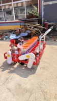 Semoir à choux, semoir à graines d'herbe, machine à planter à 4 rangs, boîte de vitesses à essence/manuelle, haute productivité