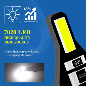 Accessoires d'éclairage automobile : Ampoules LED T10, LED 7020, LED T10 W5W, LED 168 Canbus, et ampoules LED de dôme d'avertissement pour éclairage intérieur de portière de voiture - Product Image 2