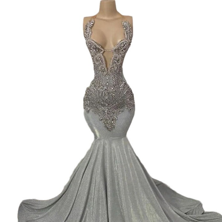 slim fit dress slacks Sparkly Stars Sequins Prom Dresses – Lisposa main image 1