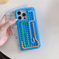 Nouveau Style coque de téléphone pour Apple iPhones calmant Stress anxiété TDAH sac de voyage Silicone Fidget jouet activité sensorielle conseil