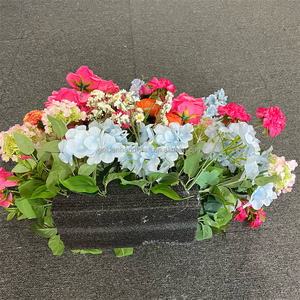 Flor de pasillo artificial 3D para boda Decoración de flores artificiales Boda Flor artificial colorida - Product Image 4