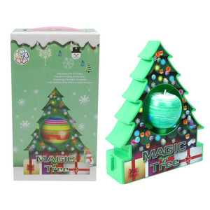 Kit de Dibujo Eléctrico DIY para Decorar Bolas, Juguete de Huevo Sorpresa, Árbol de Navidad con Luz y Música y 8 Rotuladores de Colores - Product Image 3