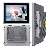 Mini PC industriel Meetneng avec châssis, processeur Intel Core I3/I5/I7, double LAN, RS232, écran tactile 15,6 pouces, résolution 1920x1080, en stock