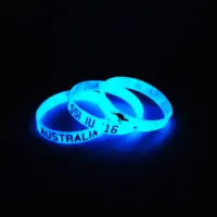 OEM Luminous Rubber Silicone Wristbands