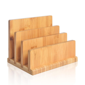 Nhỏ 3-phần Tre Thư tổ chức với cao su chân-sinh thái thân thiện trường & nhà văn phòng bàn lưu trữ giá - Product Image 1