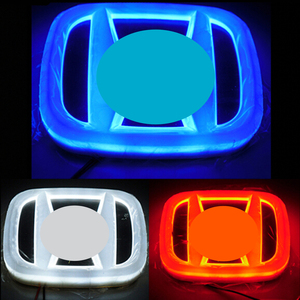 Emblema Iluminado 5D 4D con Luz LED para Parte Delantera y Trasera de Auto, Logo Luminoso para CRV CIVIC FIT ACCORD en Blanco, Rojo y Azul - Product Image 3