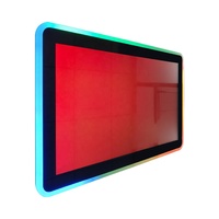Monitor de Pantalla Táctil Capacitiva LED Acrílico de 27 Pulgadas, 10 Puntos Multitáctiles, USB/DVI/Seriales, POG/WMS FOX340/Firelink Vertical