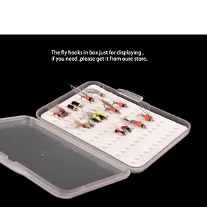 NEWMAJOR resistente impermeabile scatola con gancio a mosca in plastica attrezzatura da Pesca a mosca con schiuma in <span class=keywords><strong>M</strong></span>. Taglia Pesca attrezzi da Pesca - Product Image 5