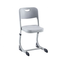 Ensemble de mobilier scolaire moderne pour salle de classe : Bureau et chaise d'étude réglables pour 2 élèves, plateau en MDF, idéal pour salon et hôtel (15 ans et plus)