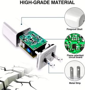 Cargador de Pared USB al Por Mayor a Precio Económico, 2.1A 5V, Enchufe Estándar EU/US, Cargador de Pared Rápido para Teléfono Inteligente - Product Image 2