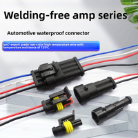 Enchufe AMP para coches a prueba de agua 2 3 4-Core HID conector macho y hembra con cable de cobre para scooters eléctricos