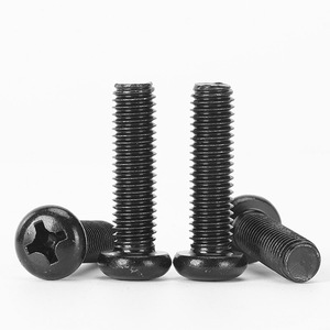 304ss thép không gỉ vít nhỏ màu đen đầu tròn chéo Pan chính xác điện tử M1/M1.2/M1.4/<span class=keywords><strong>M1.6</strong></span> Kích thước Hệ thống mét - Product Image 5