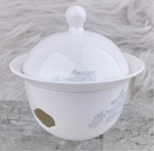 Vaisselle en porcelaine chinoise néoclassique, bol en céramique, assiette à salade et plat à apéritif pour la table familiale - Product Image 2
