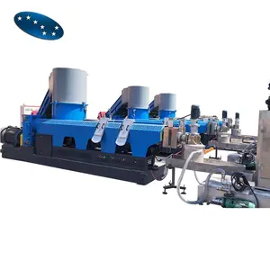 Plastic recycled granulation granulating line plastic pelletizing machine for HDPE LDPE Eva films