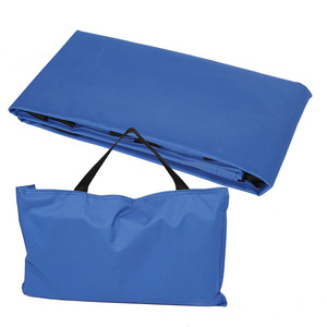 Folding Stretcher Nylon Fabric Blue Portable For Emergency Medical Care And Home Use Single Lift Multi Functional - Product Image 1