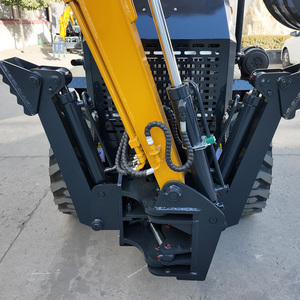 Pengiriman Gratis Backhoe <span class=keywords><strong>Mini</strong></span> Wheel Loader H-50 1.0ton Pemuat Sekop Depan Bersertifikat CE <span class=keywords><strong>Mini</strong></span> Digger Backhoe Loader - Product Image 5