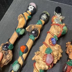 Bacchette <span class=keywords><strong>di</strong></span> Cristallo Levigato per Decorazione, Sette Chakra, Pietre Curative Reiki, Vendita all'Ingrosso - Product Image 4