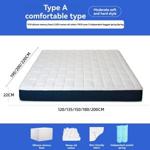 <span class=keywords><strong>Matelas</strong></span> hybride à ressorts ensachés en mousse à mémoire de forme, design moderne pour chambres, écoles, hôpitaux, qualité hôtel 5 étoiles <span class=keywords><strong>Simmons</strong></span> - Product Image 3