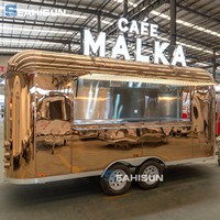 Remorque de restauration mobile complète avec cuisine, pour hamburgers, glaces, bonbons, pizzas, avec certification COC DOT CE