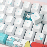 Clavier de jeu mécanique USB mini RGB AFLION avec design ergonomique et rétroéclairage LED coloré pour les joueurs