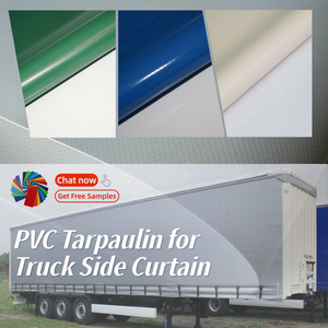 Bâche <span class=keywords><strong>en</strong></span> PVC imperméable tissée de 650 g/m², revêtement <span class=keywords><strong>en</strong></span> vinyle haute qualité, usage industriel extérieur - Housse de camion, auvent - Product Image 1