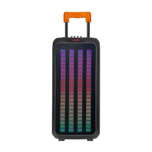 Ndr1098 kép 8 inch hoạt động Stereo sân khấu loa lớn cho karaoke ngoài trời bên không dây mic RGB LED cho <span class=keywords><strong>Bluetooth</strong></span> USB DJ batte - Product Image 4