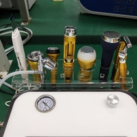 Appareil de beauté pour le visage multifonctionnel 11-en-1, hydro-facial, dermabrasion au diamant, peeling de la peau, nettoyage en profondeur, jet d'oxygène, écran LCD
