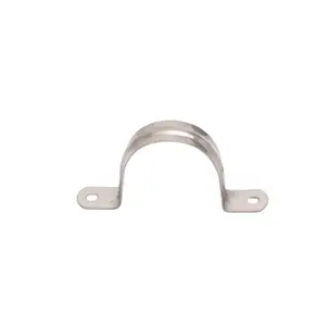Custom Factory Zinc Galvanized Steel Clamps & Clips Stainless Steel Saddle Clip Pipe Clamp