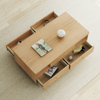 Table basse/salle à manger 2 en 1 : pliable multifonctionnelle, table de rangement minimaliste pour les petits salons