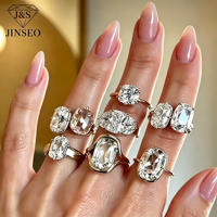 Diamant de laboratoire personnalisé avec certificat IGI, couleur D, taille carrée, pureté VVS1 VVS2, 2ct 3ct 4ct 5ct, pierre lâche pour la fourniture aux bijoutiers indépendants